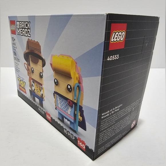 Lego Brickheadz Bundle 40553 Woody and Bo Peep 40552 Buzz Lightyear - Picture 3 of 9